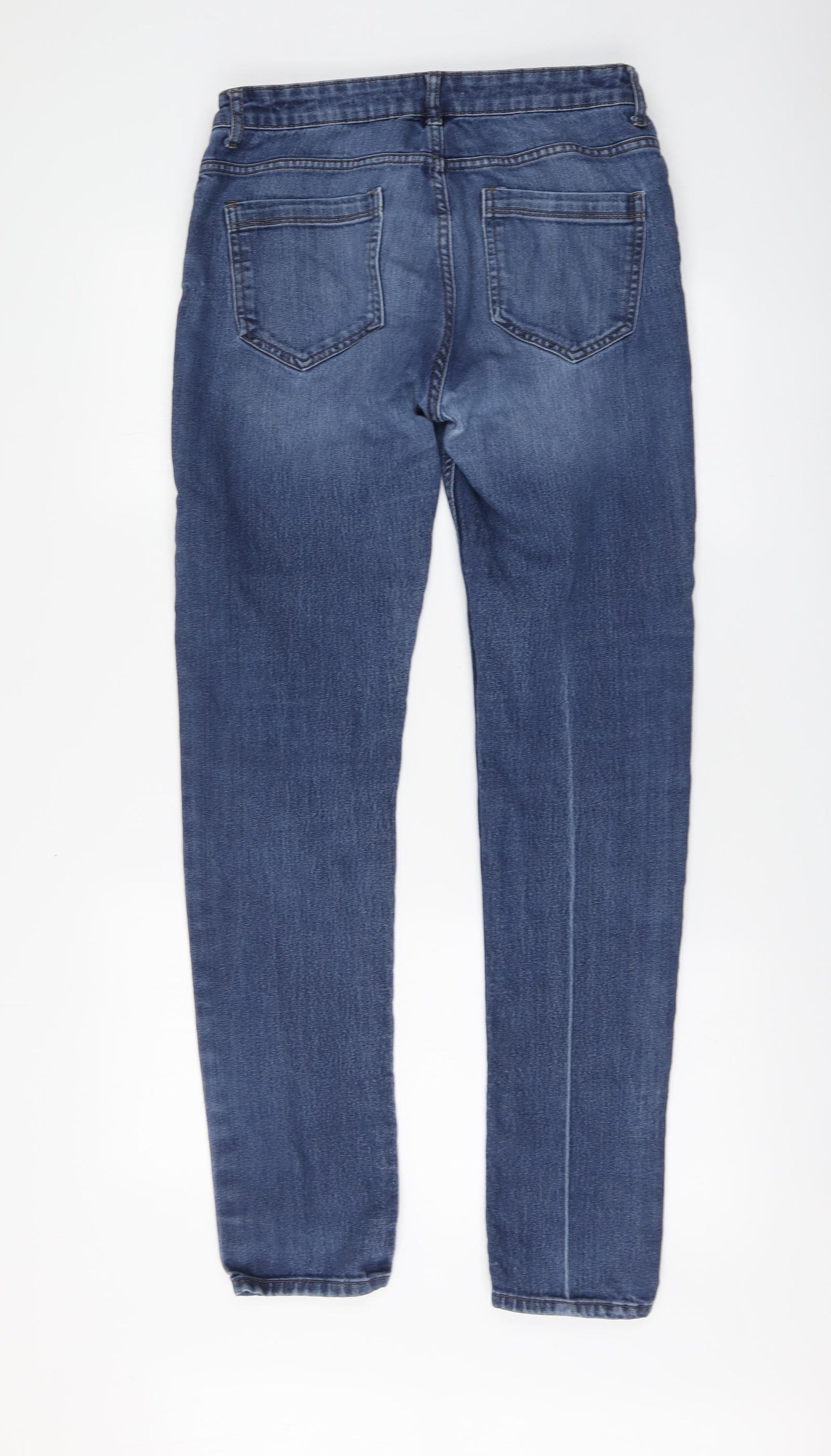 Denim & Co. Mens Blue Cotton Straight Jeans Size 32 in L31 in Regular