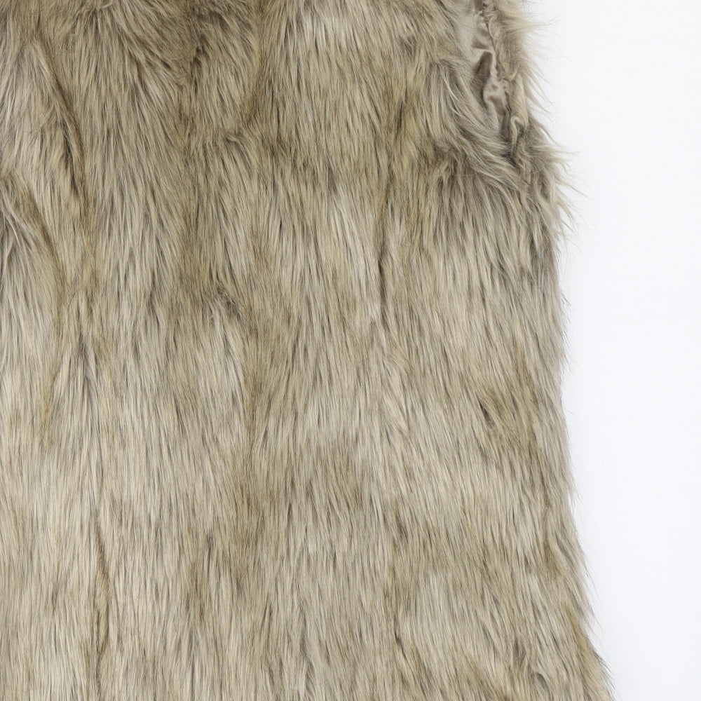 New Look Womens Beige Gilet Jacket Size 12