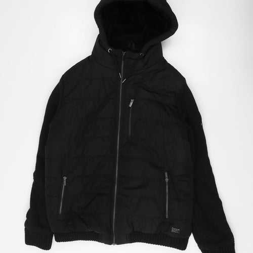 Firetrap Mens Black Jacket Size XL