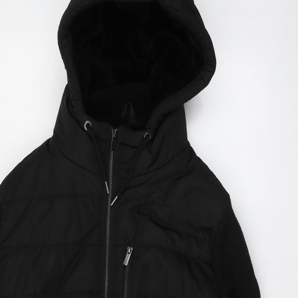 Firetrap Mens Black Jacket Size XL