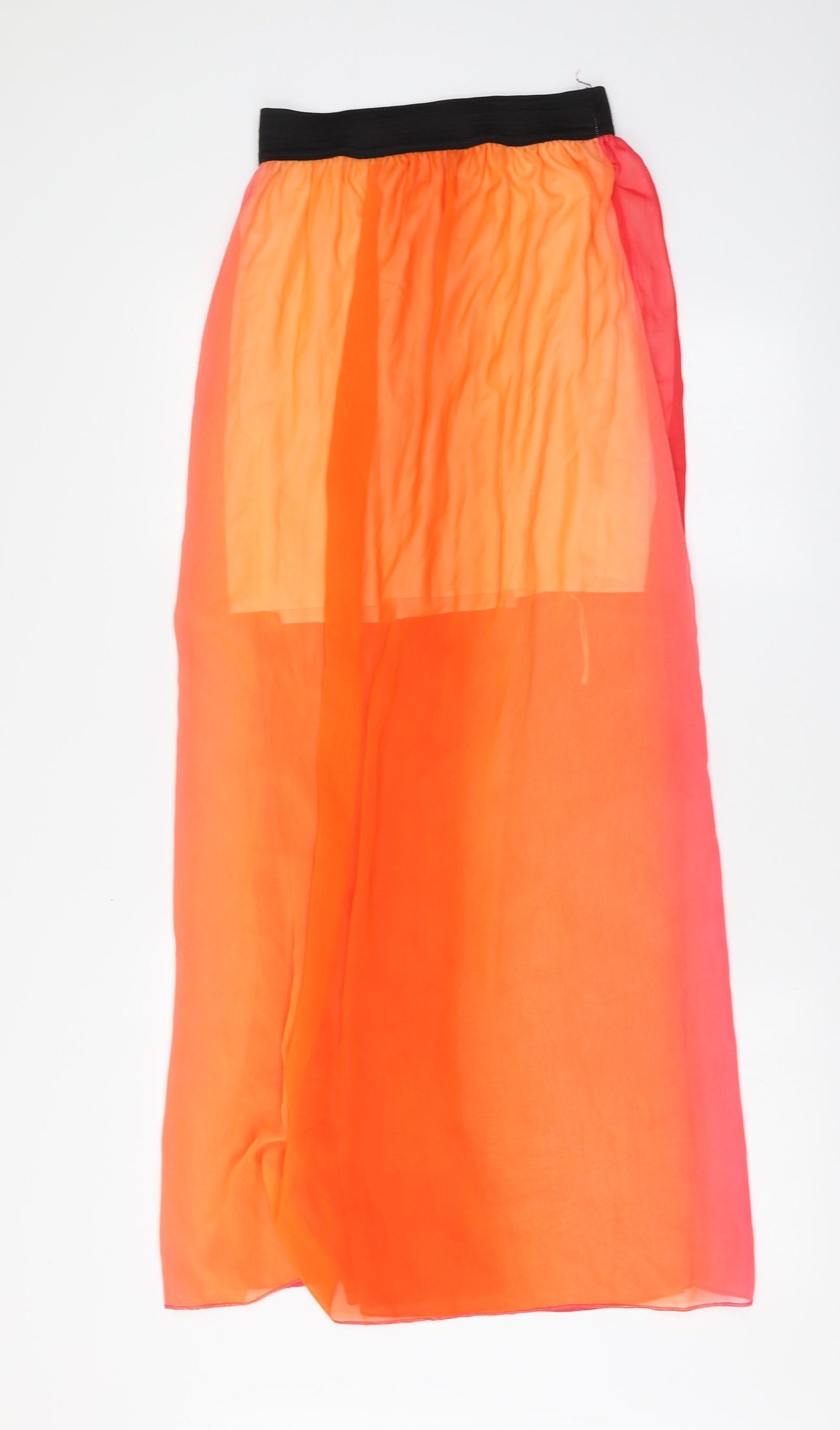 Boohoo Womens Pink Polyester Skater Skirt Size 12