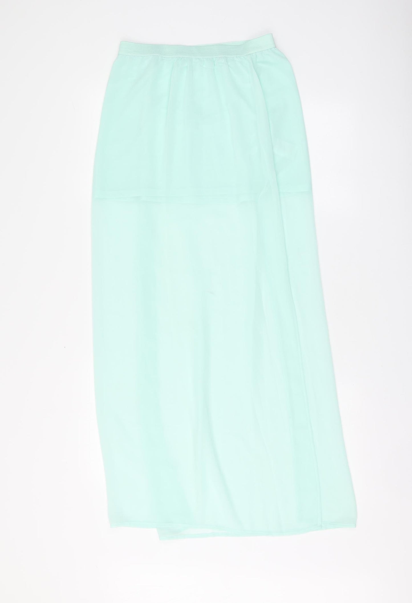 H&M Womens Green Polyester Skater Skirt Size S