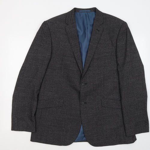 Taylor & Wright Mens Grey Polyester Jacket Suit Jacket Size 44