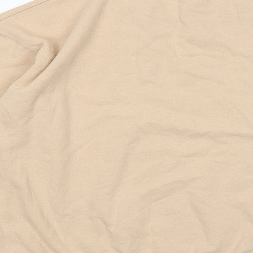 I SAW IT FIRST Womens Beige Cotton Pullover Sweatshirt Size M - Love