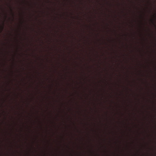 Greenwoods Mens Purple Round Neck Cotton Pullover Jumper Size M