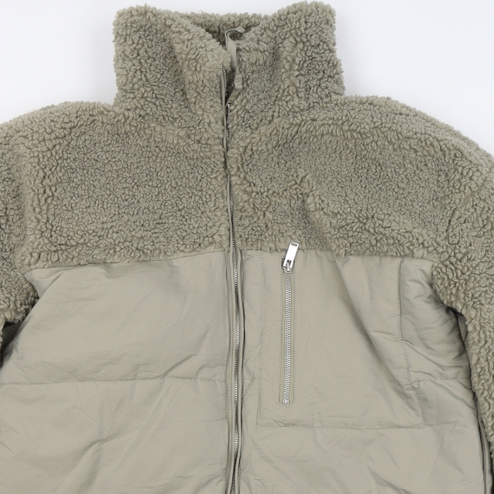 Vera Moda Womens Green Puffer Jacket Coat Size S