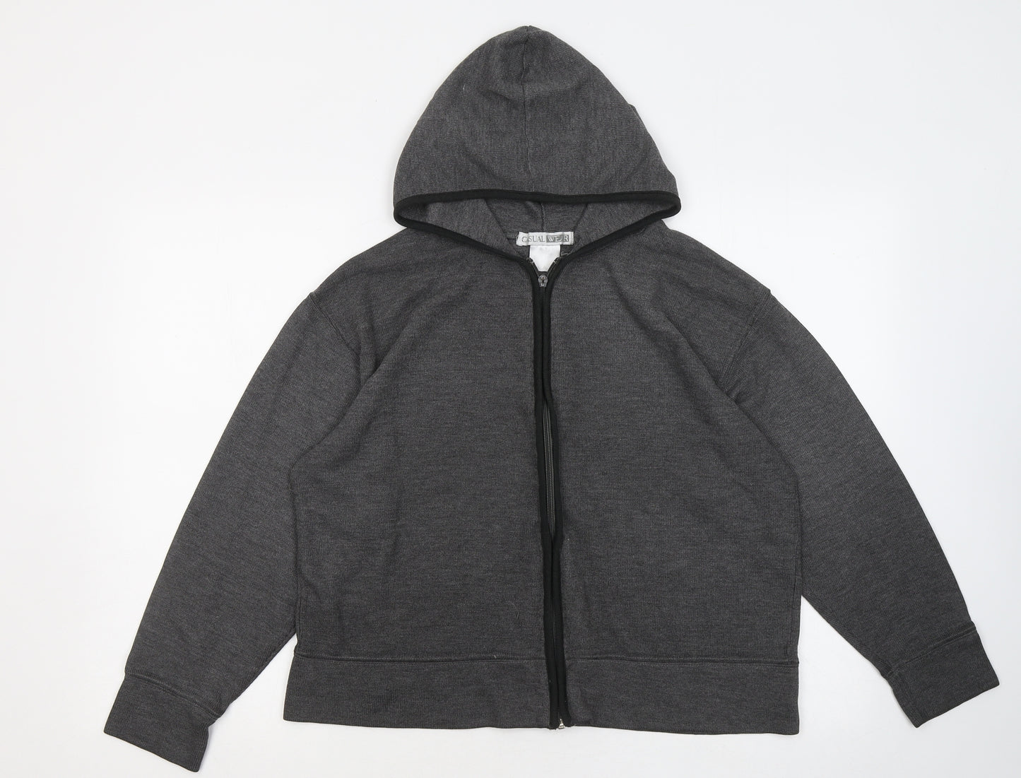 Casual Wear Womens Grey Jacket Size 14