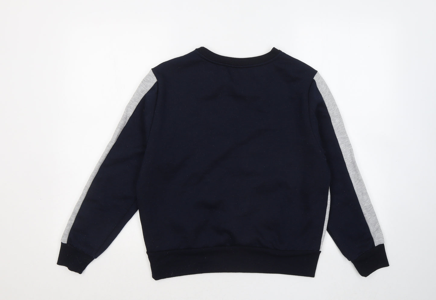 Topshop Womens Multicoloured Animal Print Cotton Pullover Sweatshirt Size 10