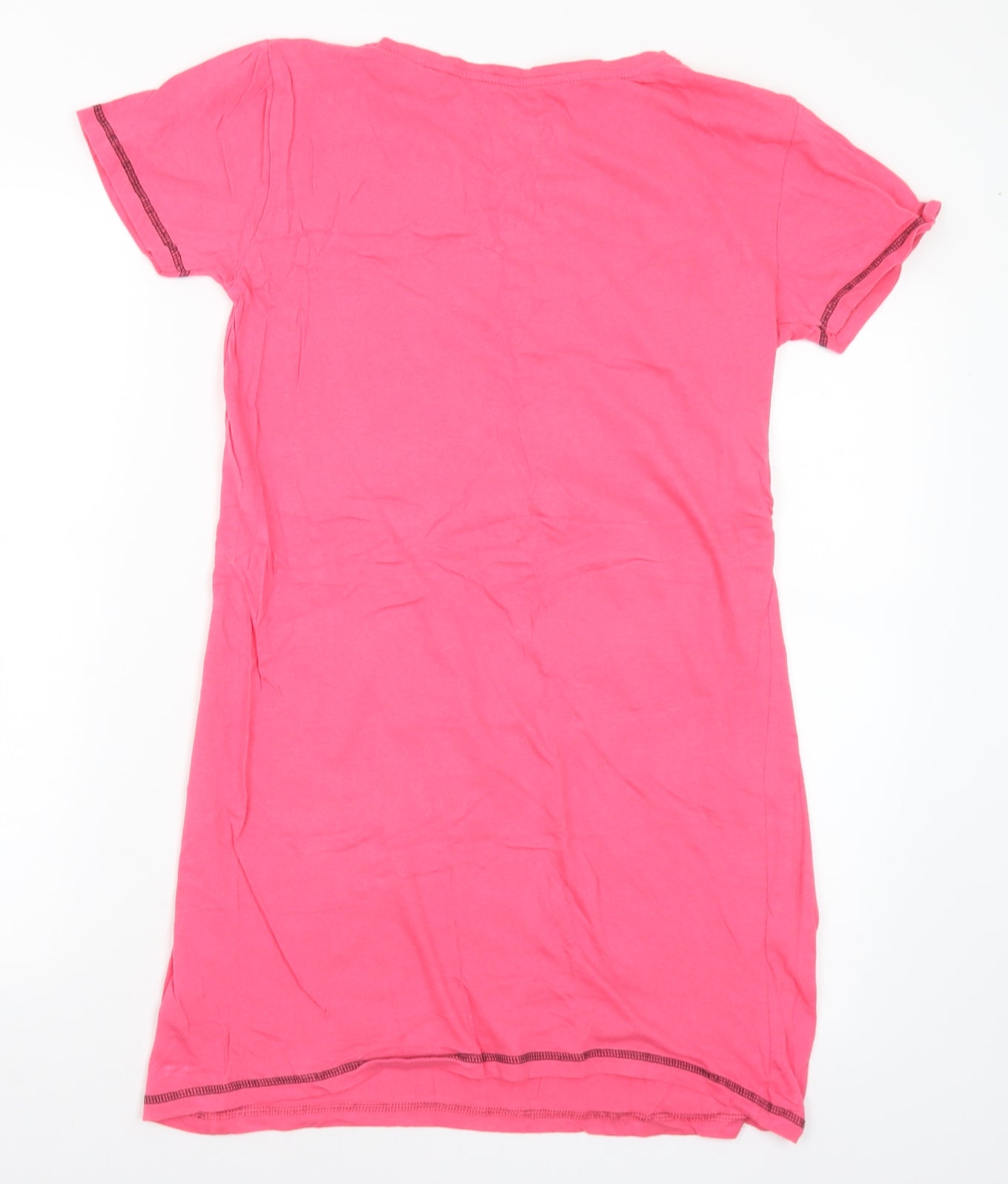 Primark Womens Pink Solid Cotton Top Nightshirt Size 6 - Toast. 6-8