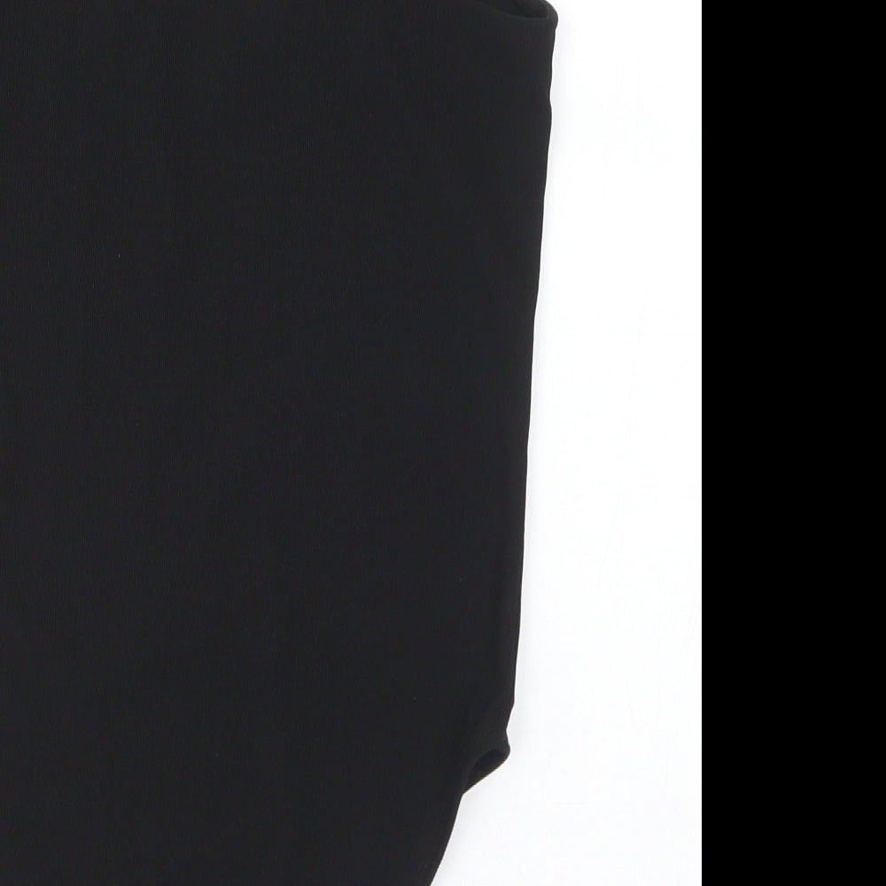 Primark Womens Black Polyester Bodysuit One-Piece Size 6 - 6-8