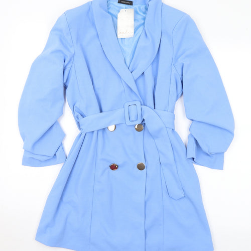 Kali Womens Blue Jacket Size 12 Button