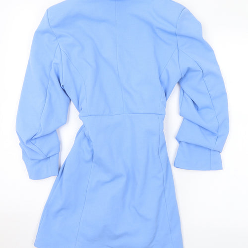 Kali Womens Blue Jacket Size 12 Button