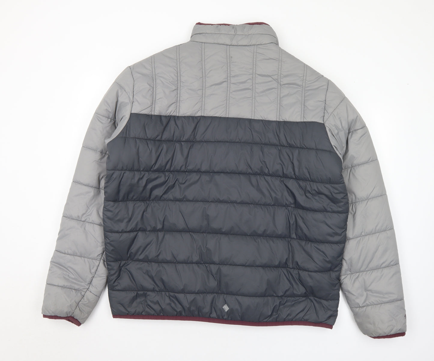 Regatta Mens Grey Quilted Coat Size XL Zip
