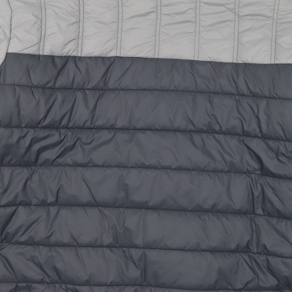 Regatta Mens Grey Quilted Coat Size XL Zip