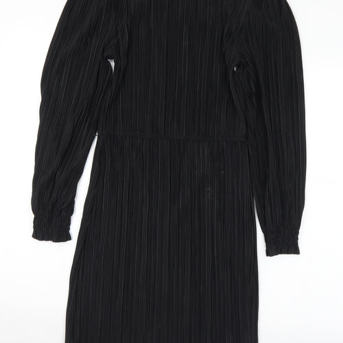 Matalan Womens Black Polyester Sheath Size 8 Round Neck