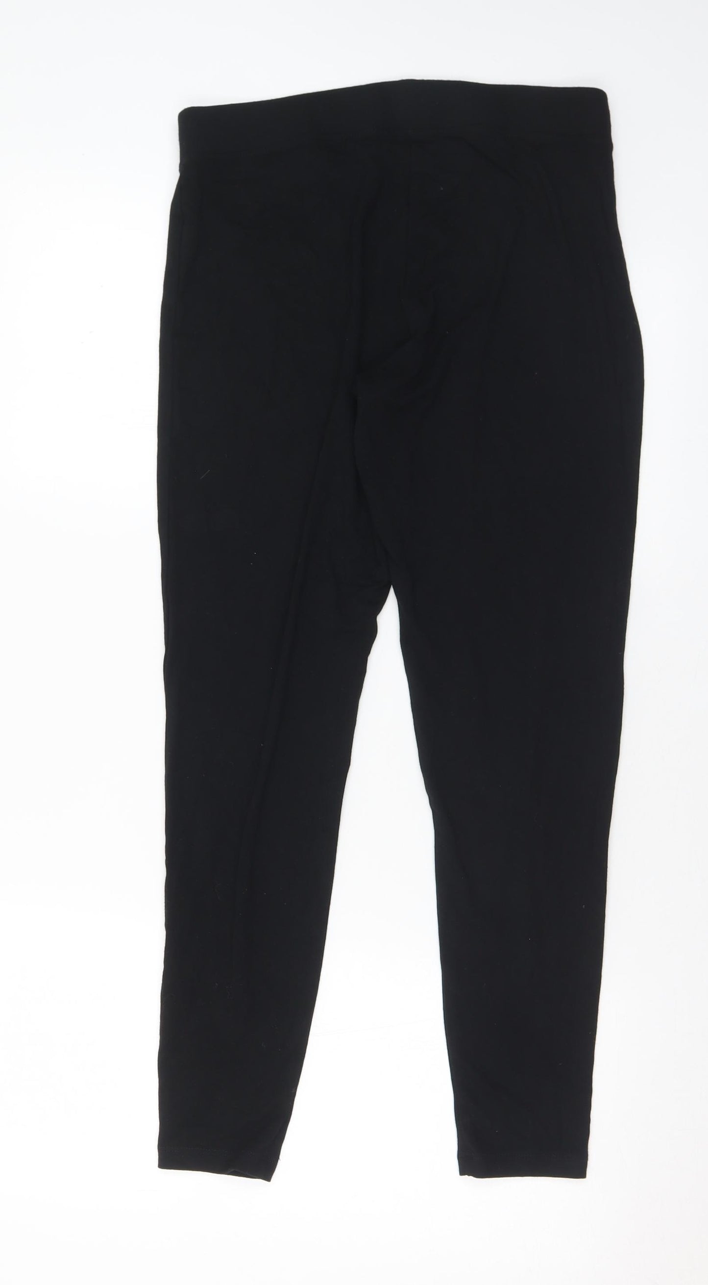 Gap Womens Black Viscose Cropped Leggings Size L L27 in