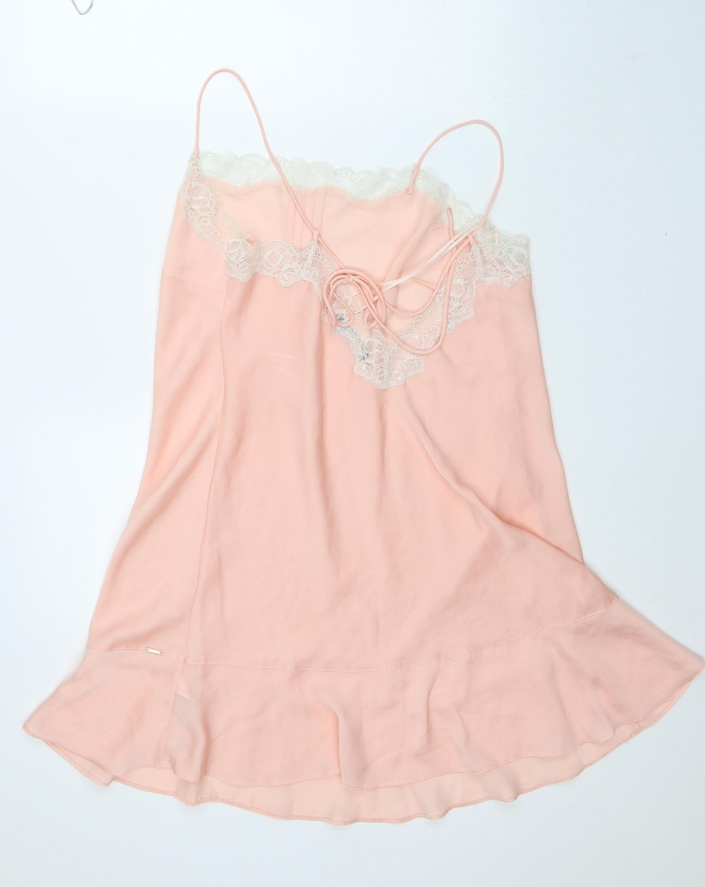 Autograph Womens Pink Polyester Tunic Blouse Size 12 V-Neck