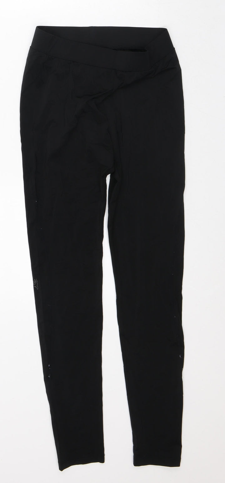 Westwood Womens Black Polyester Capri Leggings Size S L26 in