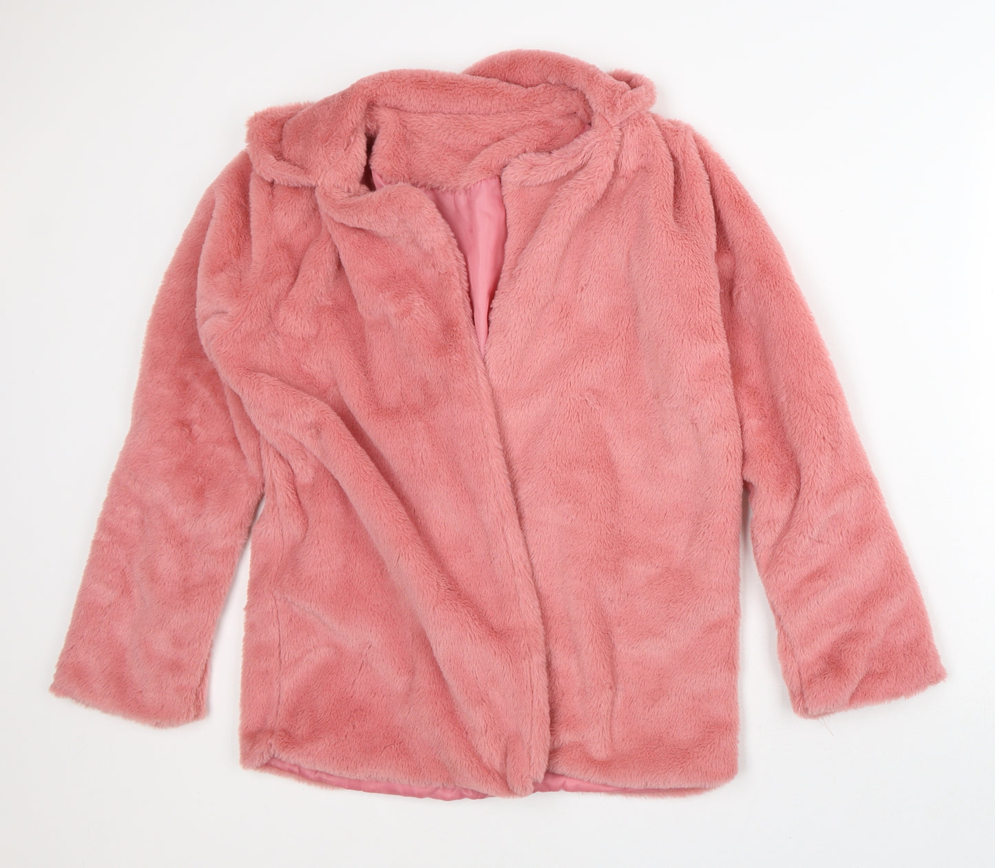 Preworn Womens Ivory Jacket Size XL - Fluffy