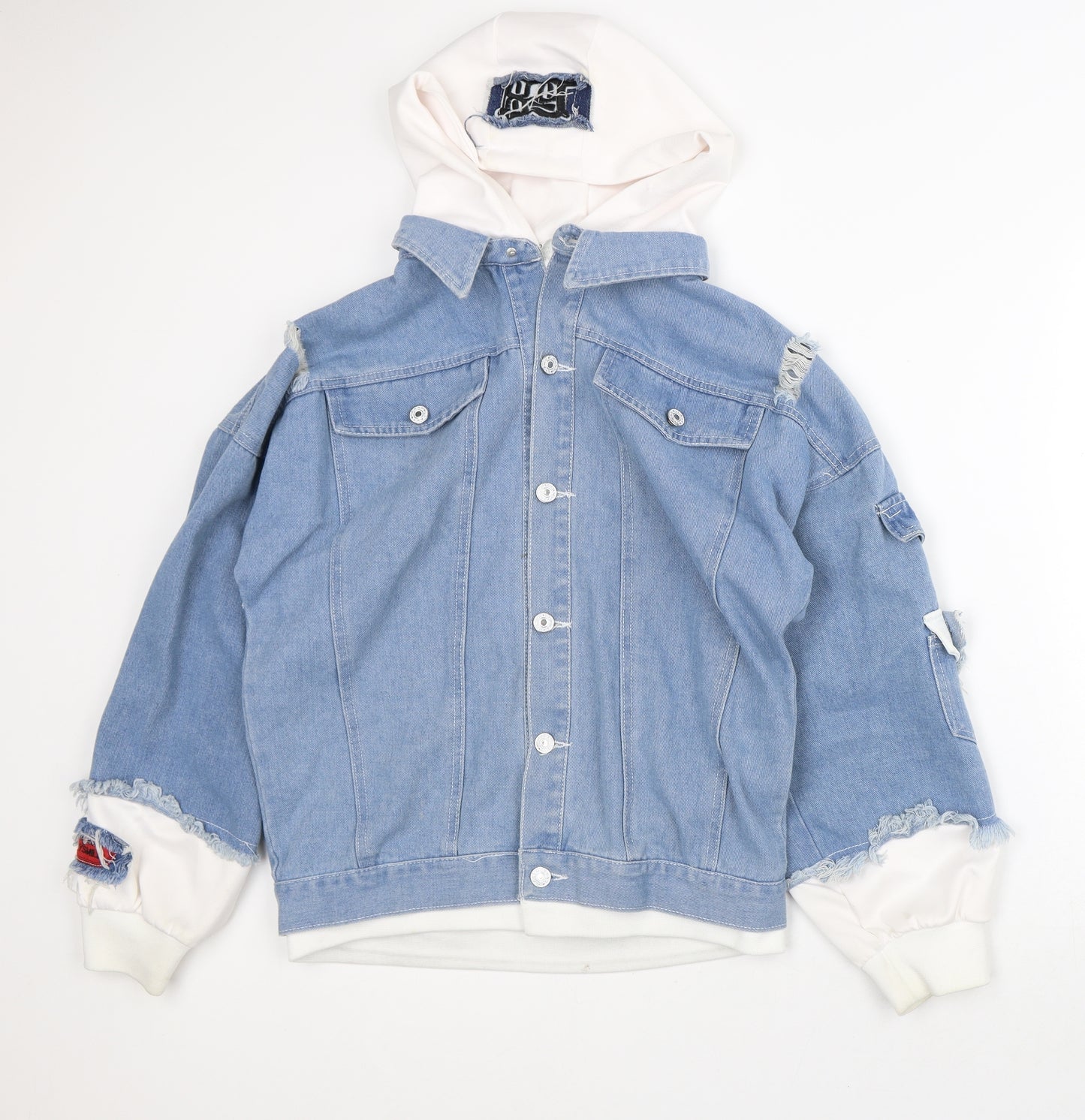 Jeans Mens Blue Jacket Size S - Marvel