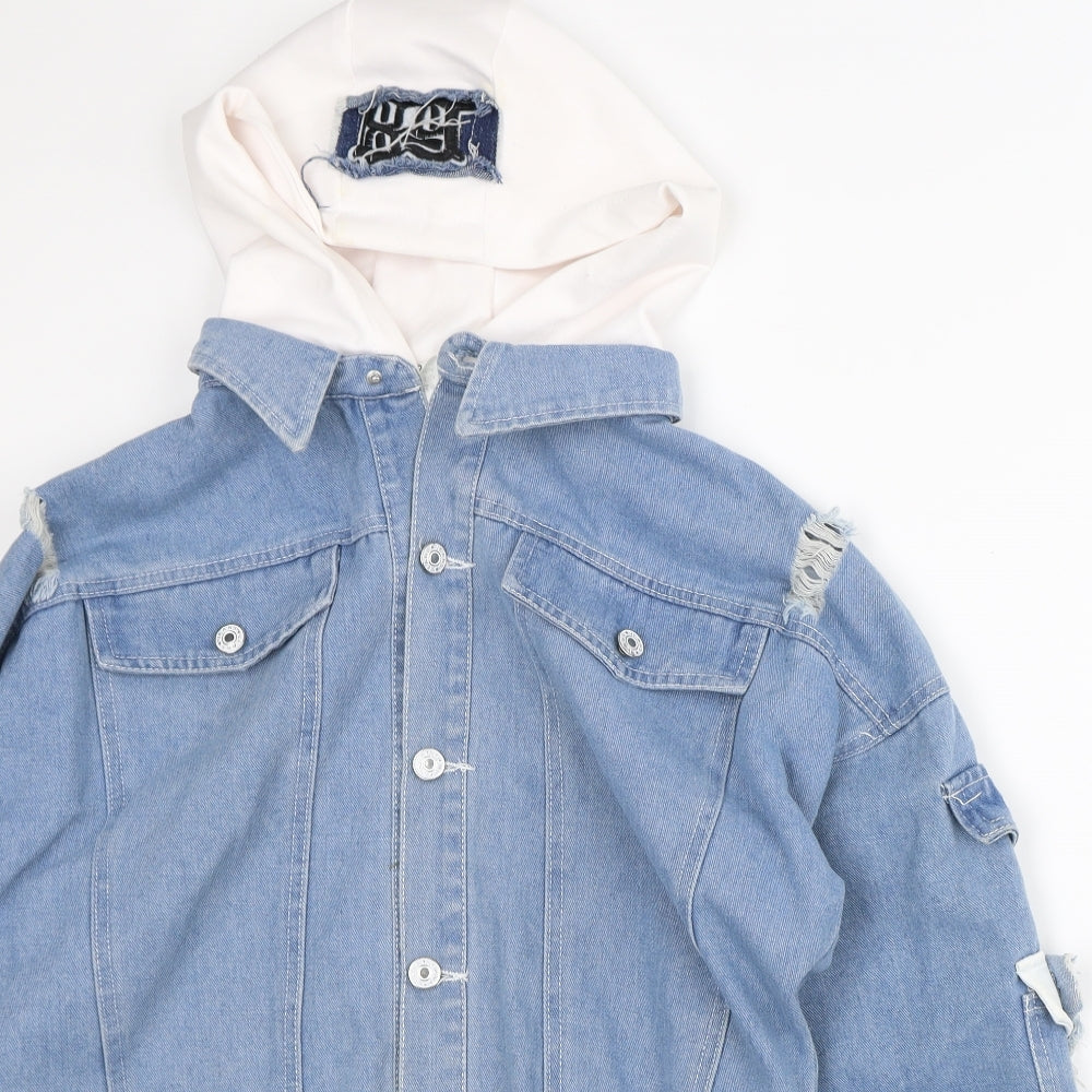 Jeans Mens Blue Jacket Size S - Marvel