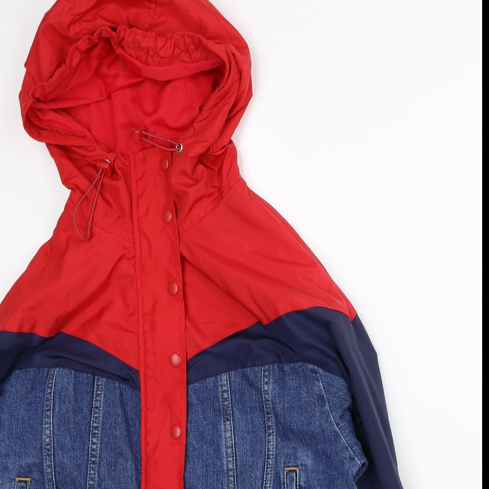 Levi's Mens Multicoloured Striped Jacket Coat Size S