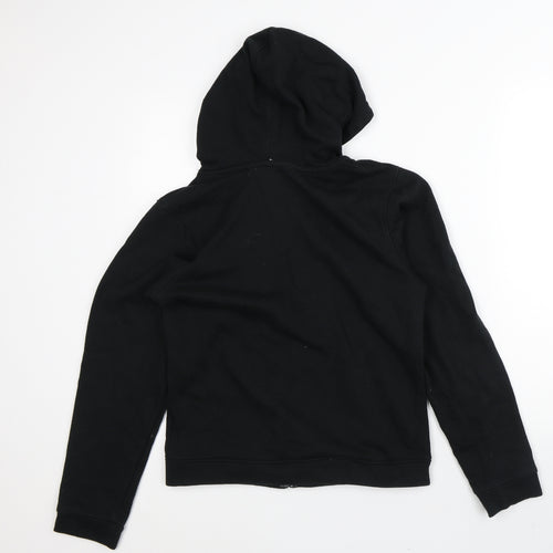 XXR Boys Black Cotton Full Zip Hoodie Size 13-14 Years