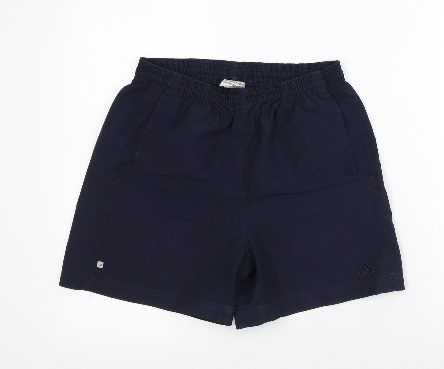 adidas Womens Blue Polyester Cargo Shorts Size 10 L6 in Regular