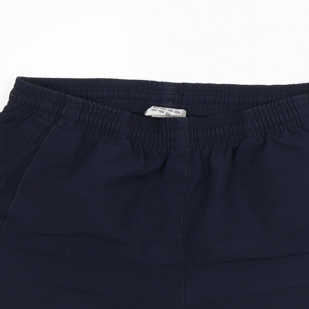 adidas Womens Blue Polyester Cargo Shorts Size 10 L6 in Regular