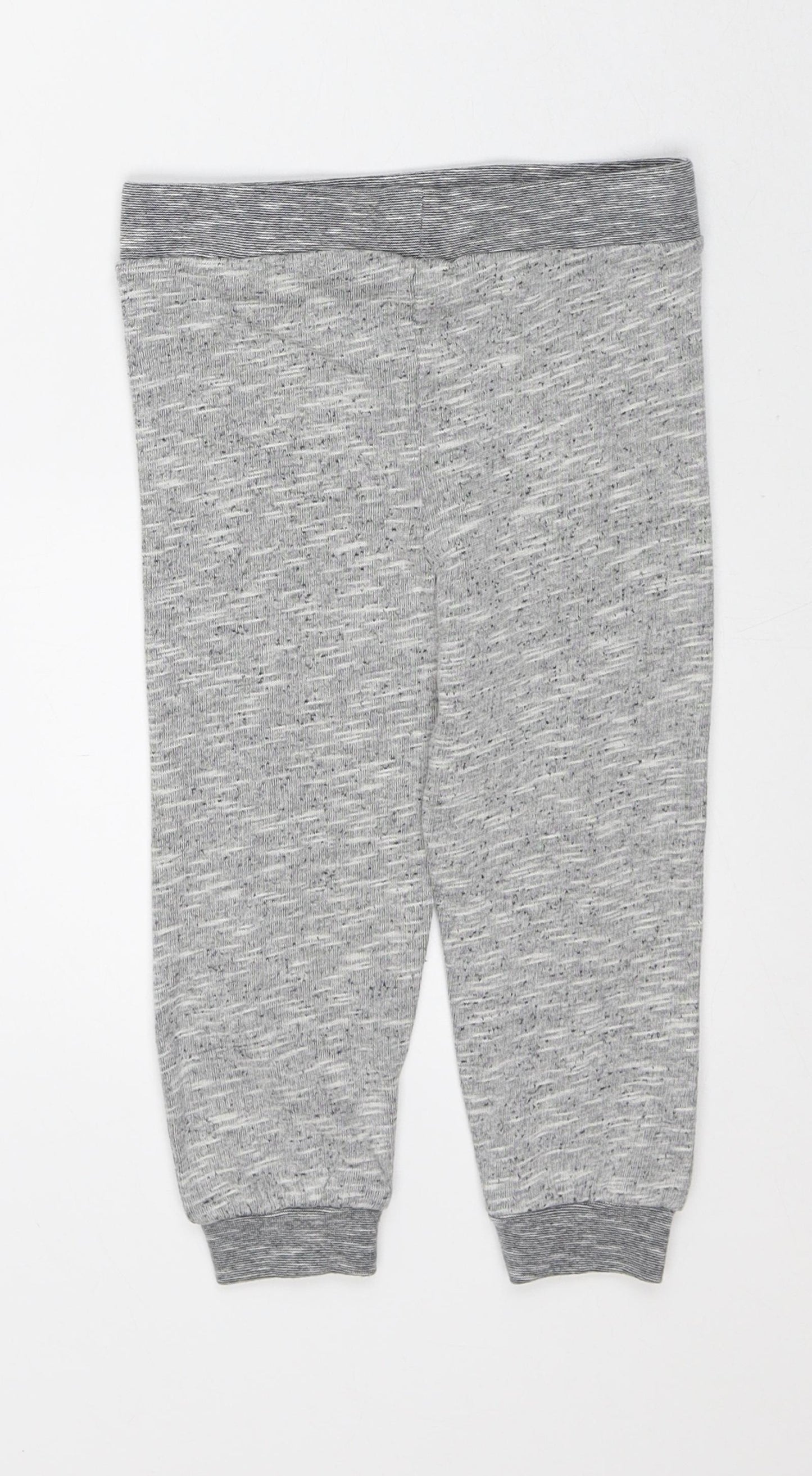 Pep&Co Baby Grey Geometric Cotton Sweatpants Trousers Size 18-24 Months