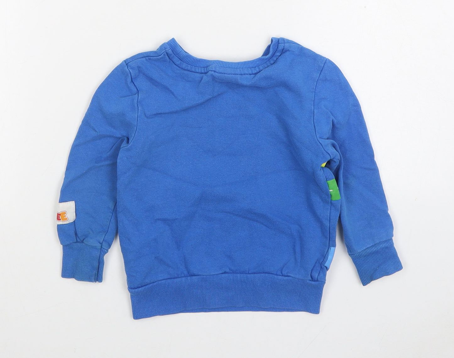 George Boys Blue Cotton Pullover Sweatshirt Size 3-4 Years Pullover - Duggee