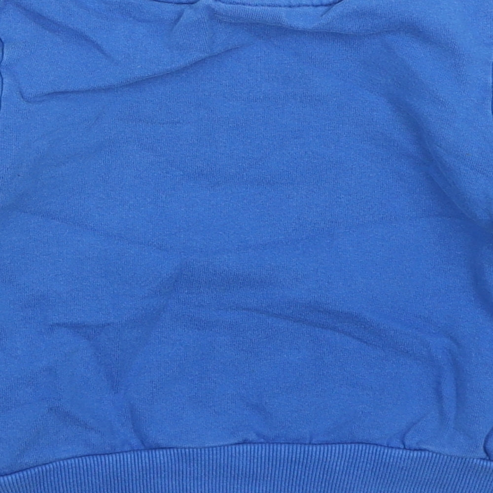 George Boys Blue Cotton Pullover Sweatshirt Size 3-4 Years Pullover - Duggee