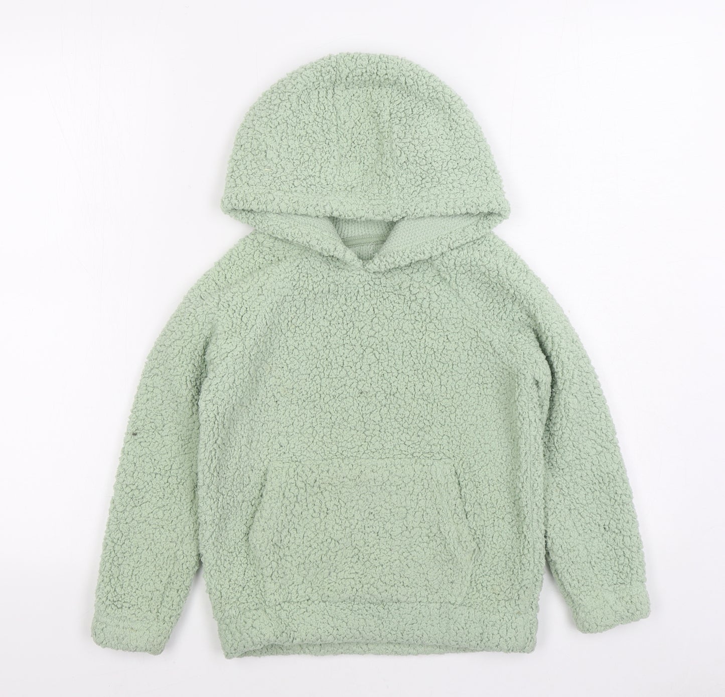 George Girls Green Polyester Pullover Hoodie Size 6-7 Years Pullover