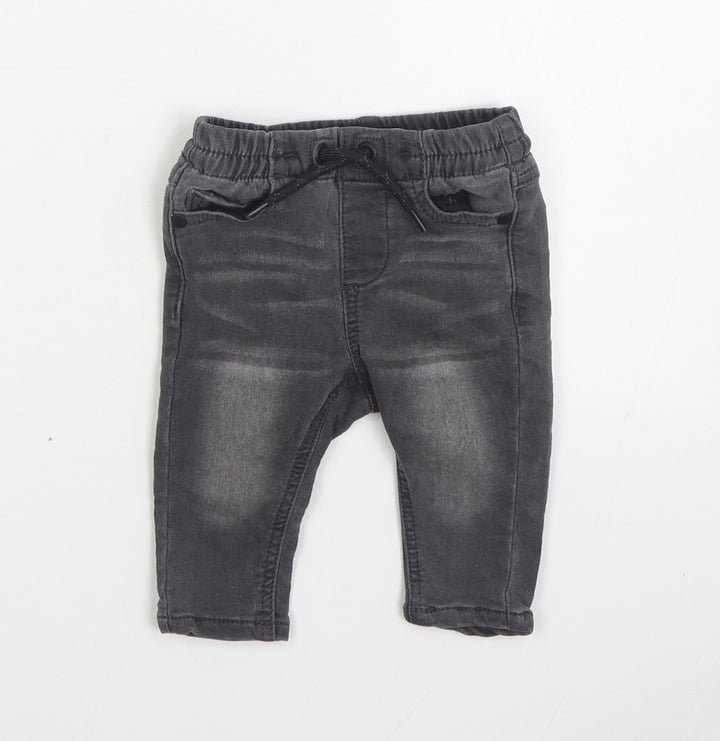 NEXT Boys Grey Cotton Jogger Jeans Size 36 Months