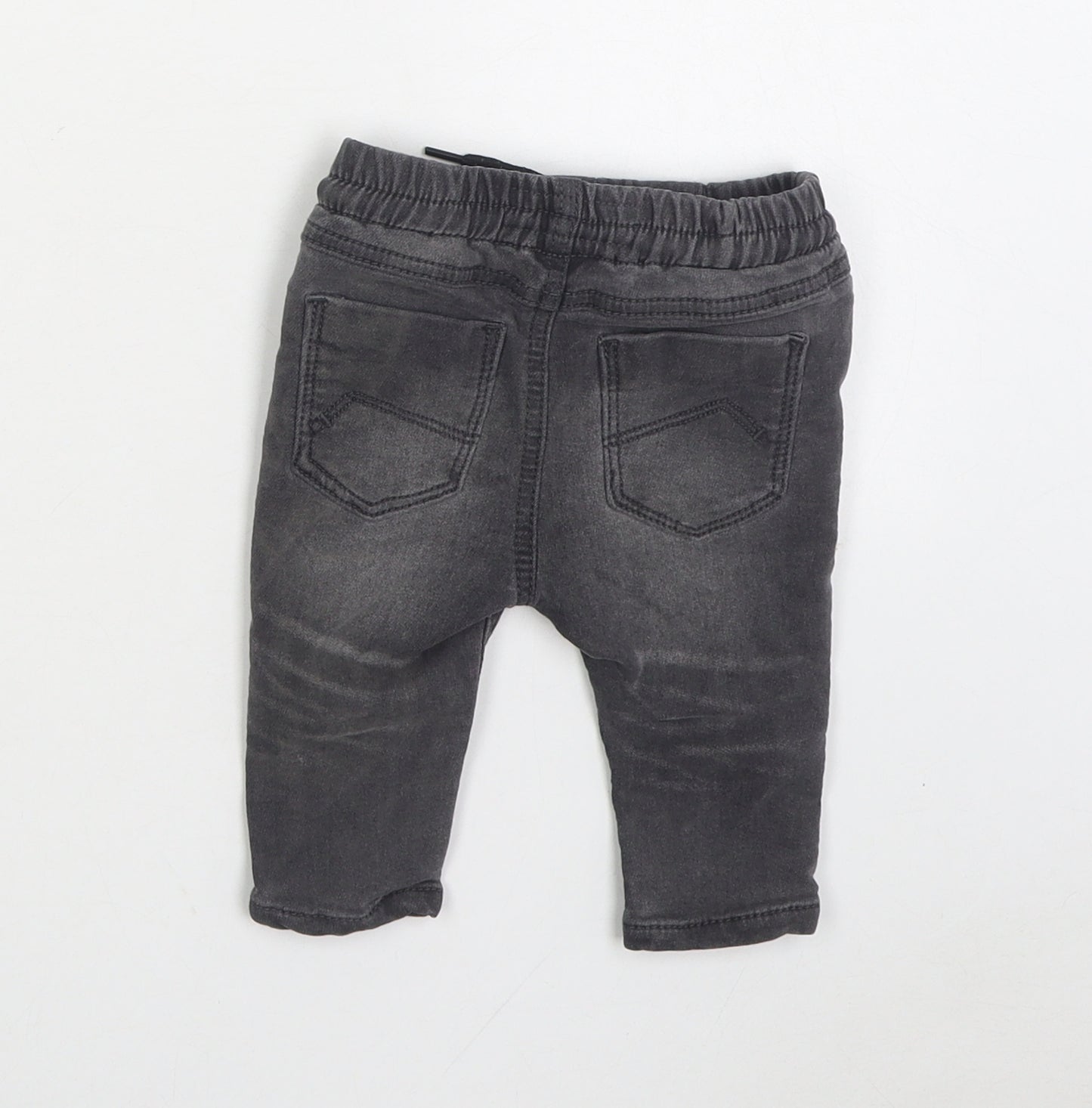 NEXT Boys Grey Cotton Jogger Jeans Size 36 Months