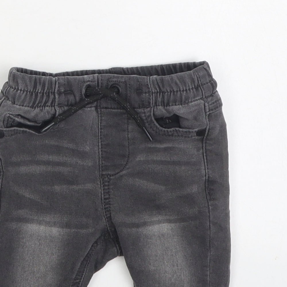 NEXT Boys Grey Cotton Jogger Jeans Size 36 Months