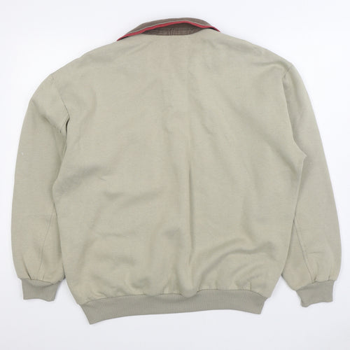 Breakaway Womens Beige Cotton Pullover Sweatshirt Size XL Pullover