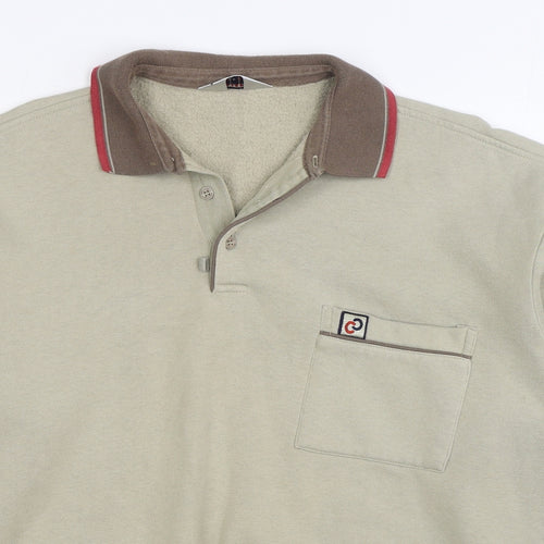 Breakaway Womens Beige Cotton Pullover Sweatshirt Size XL Pullover