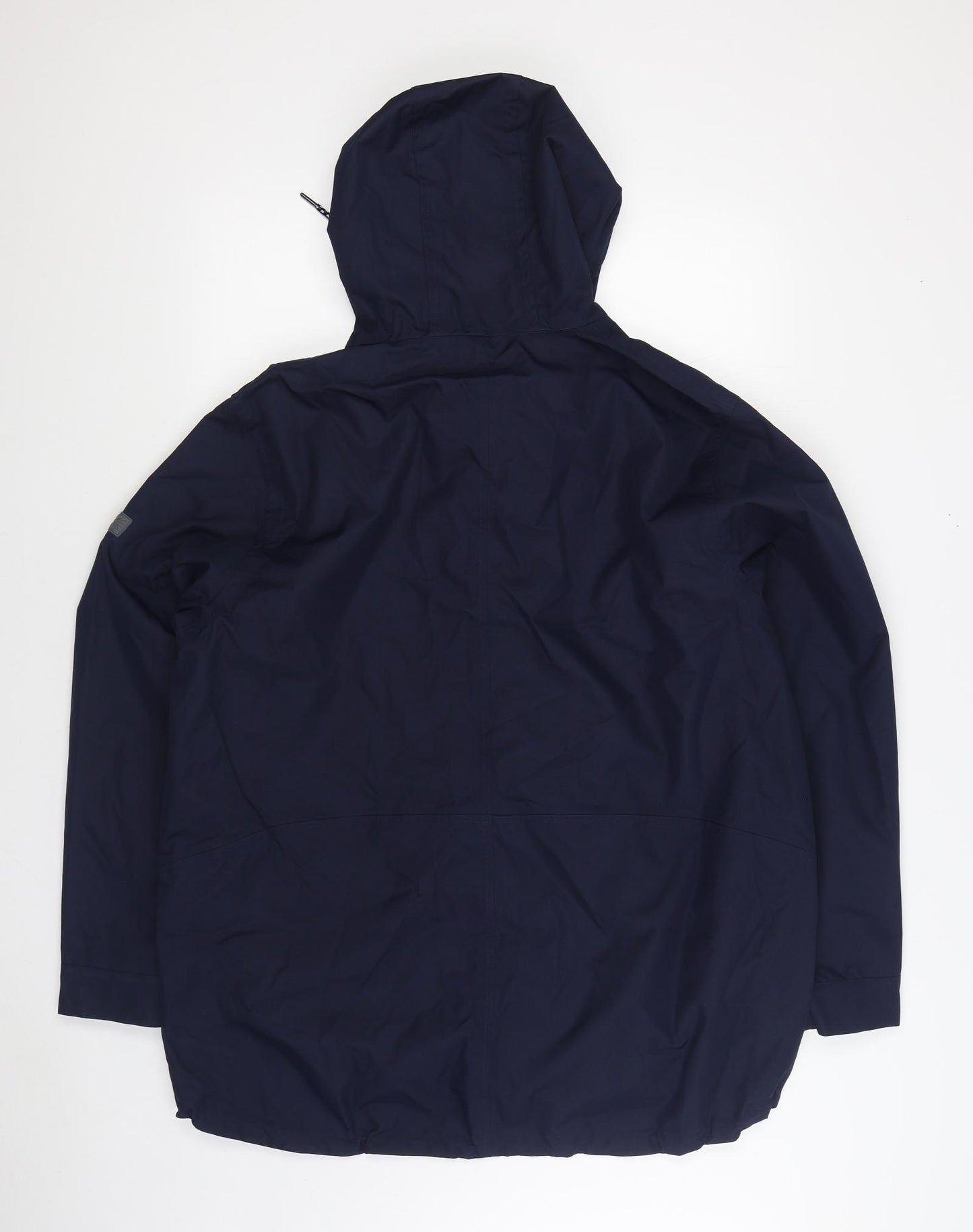 Cotton Traders Mens Blue Rain Coat Coat Size XL Zip