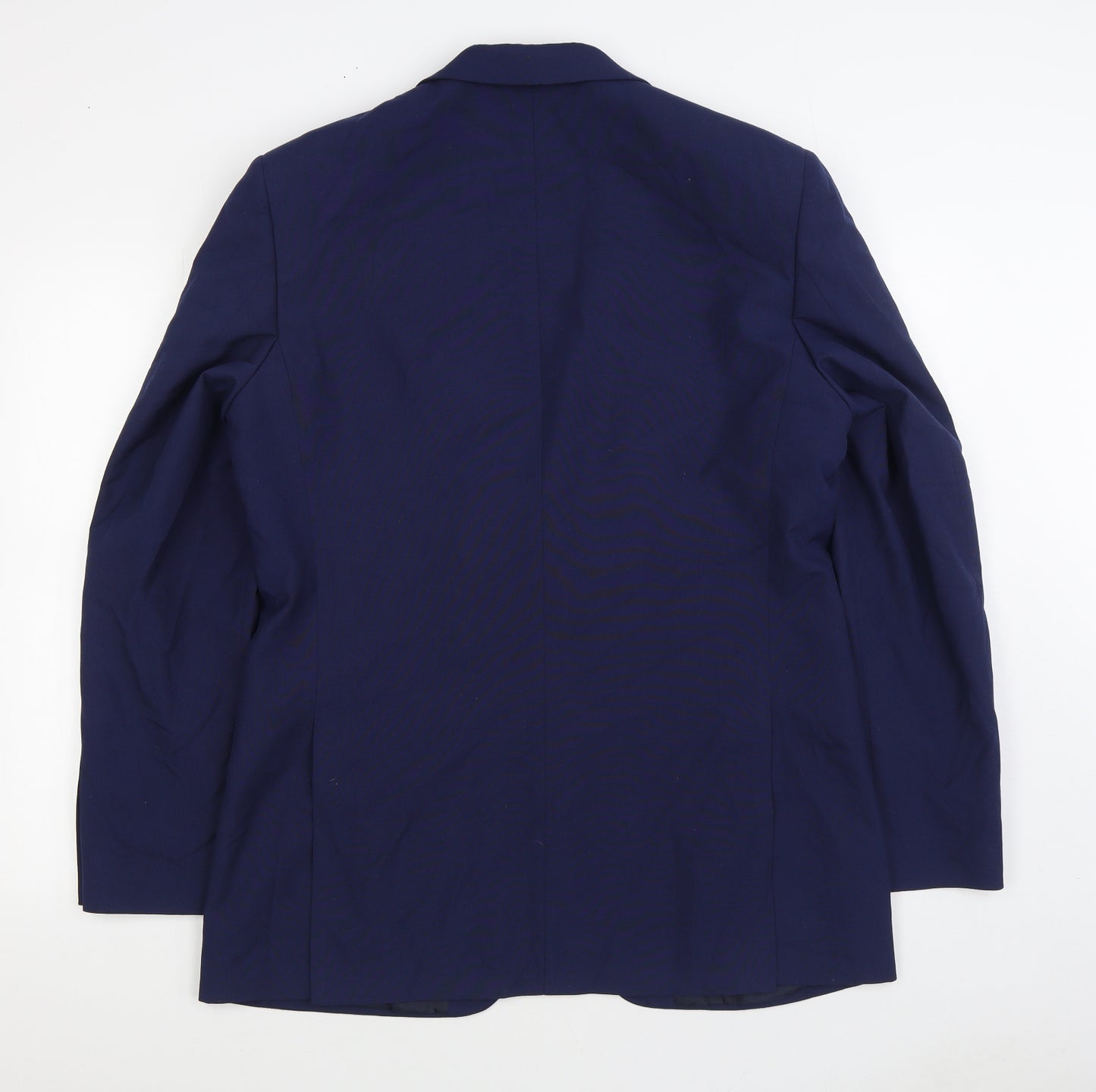 The Collection Mens Blue Polyester Jacket Suit Jacket Size 42