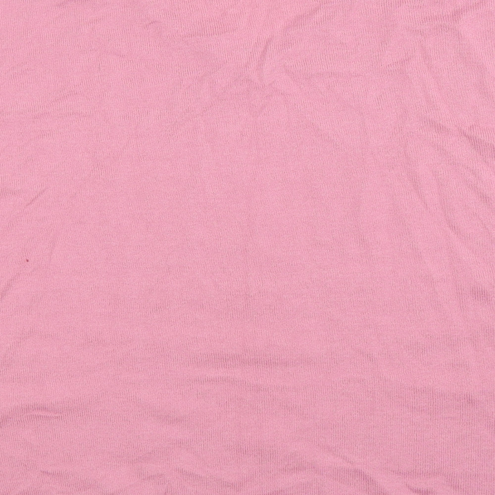 Box 2 Womens Pink V-Neck Acrylic Pullover Jumper Size 20