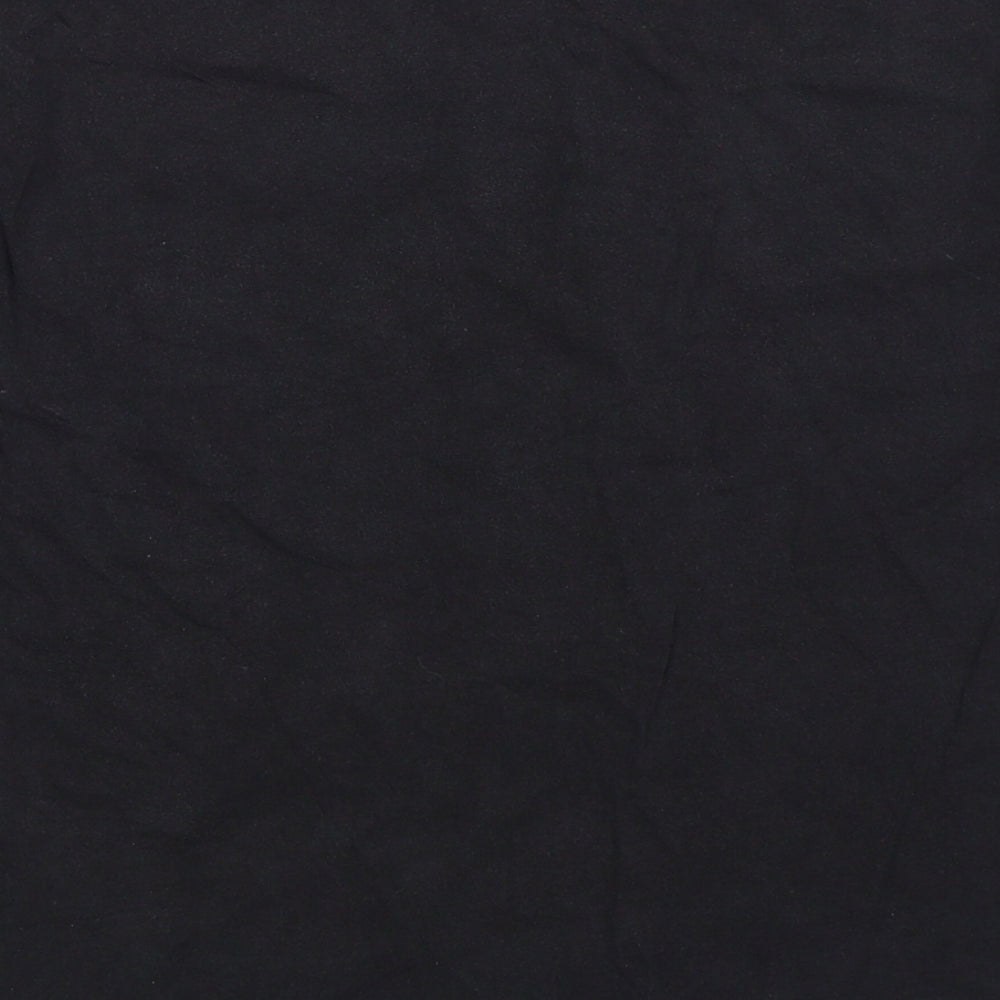 Helly Hansen Mens Black Cotton T-Shirt Size L Round Neck