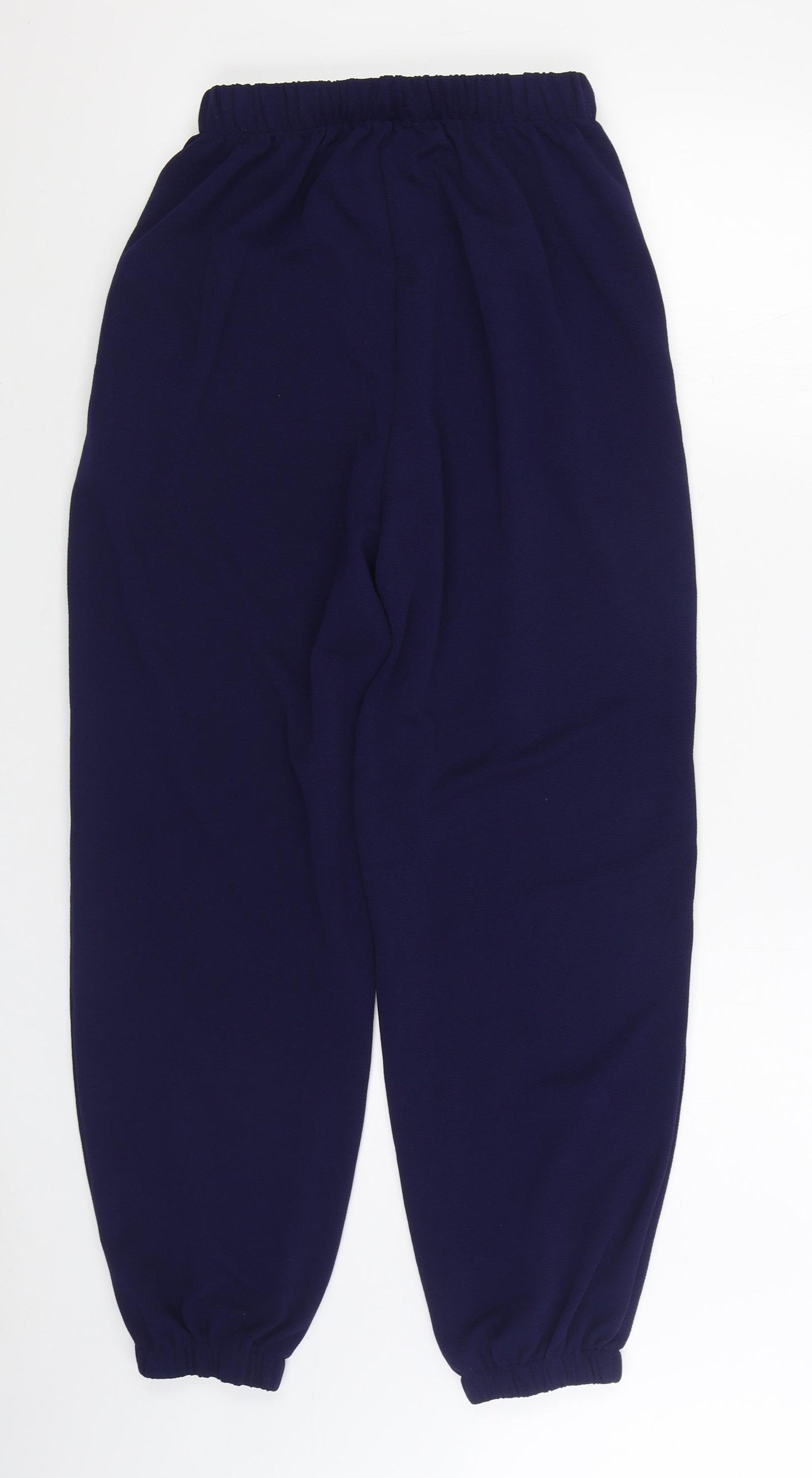 SheIn Womens Blue Polyester Jogger Trousers Size M L28 in Regular