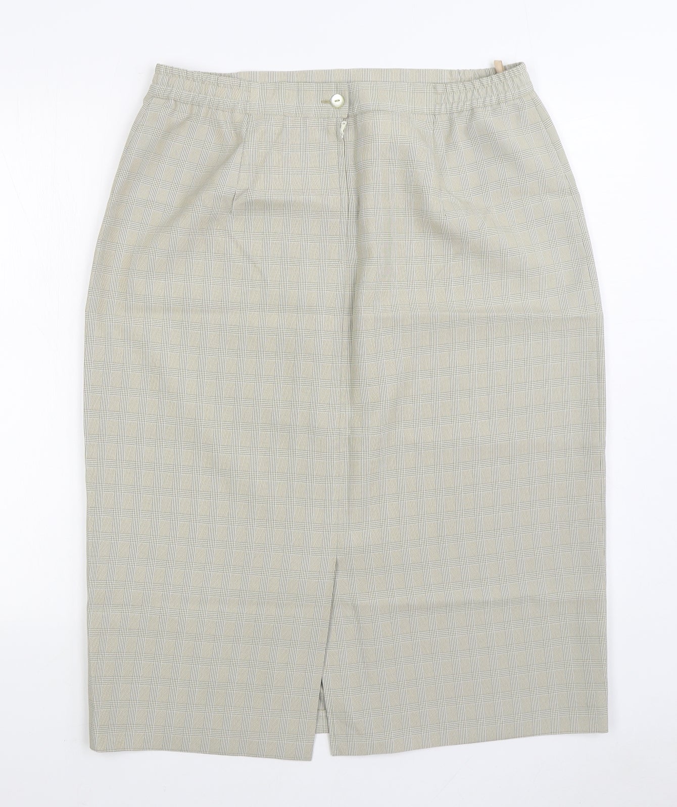 First Avenue Womens Beige Polyester Straight & Pencil Skirt Size 20 Zip