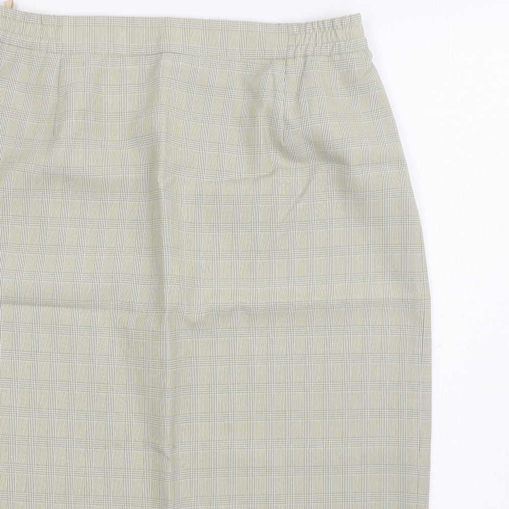 First Avenue Womens Beige Polyester Straight & Pencil Skirt Size 20 Zip