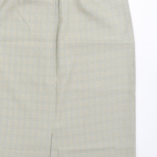 First Avenue Womens Beige Polyester Straight & Pencil Skirt Size 20 Zip