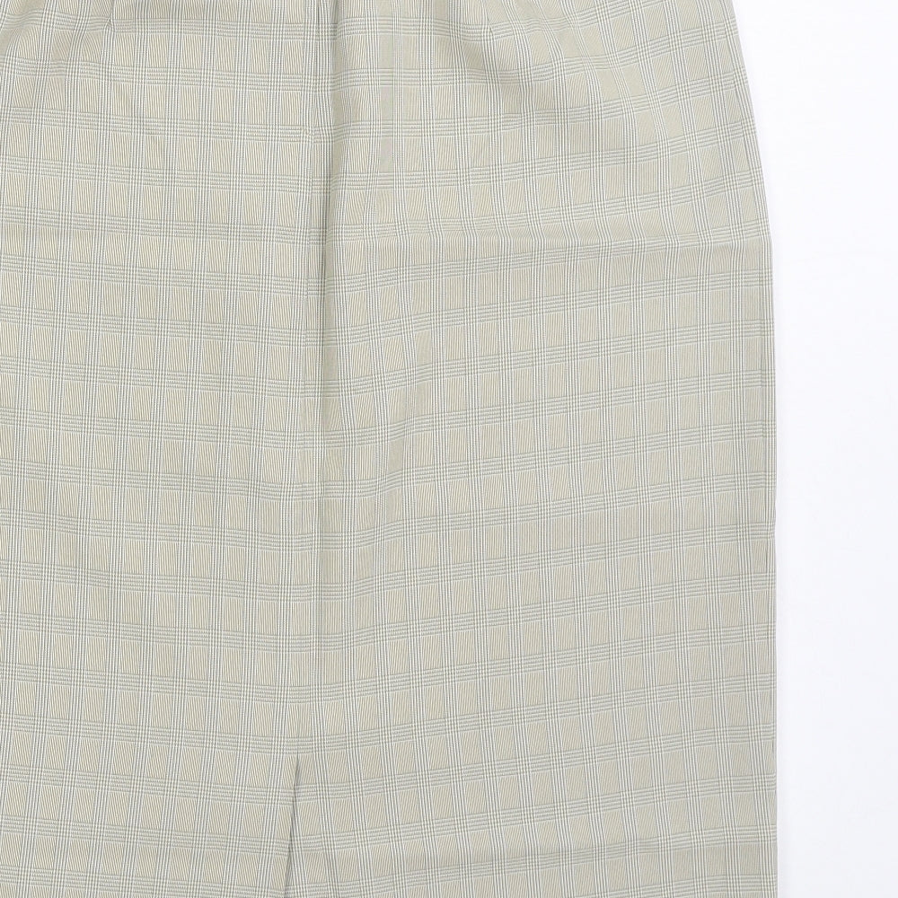 First Avenue Womens Beige Polyester Straight & Pencil Skirt Size 20 Zip