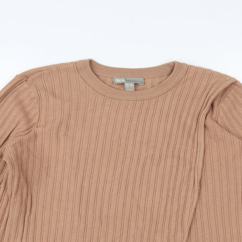 ASOS Womens Pink Crew Neck Viscose Pullover Jumper Size 10