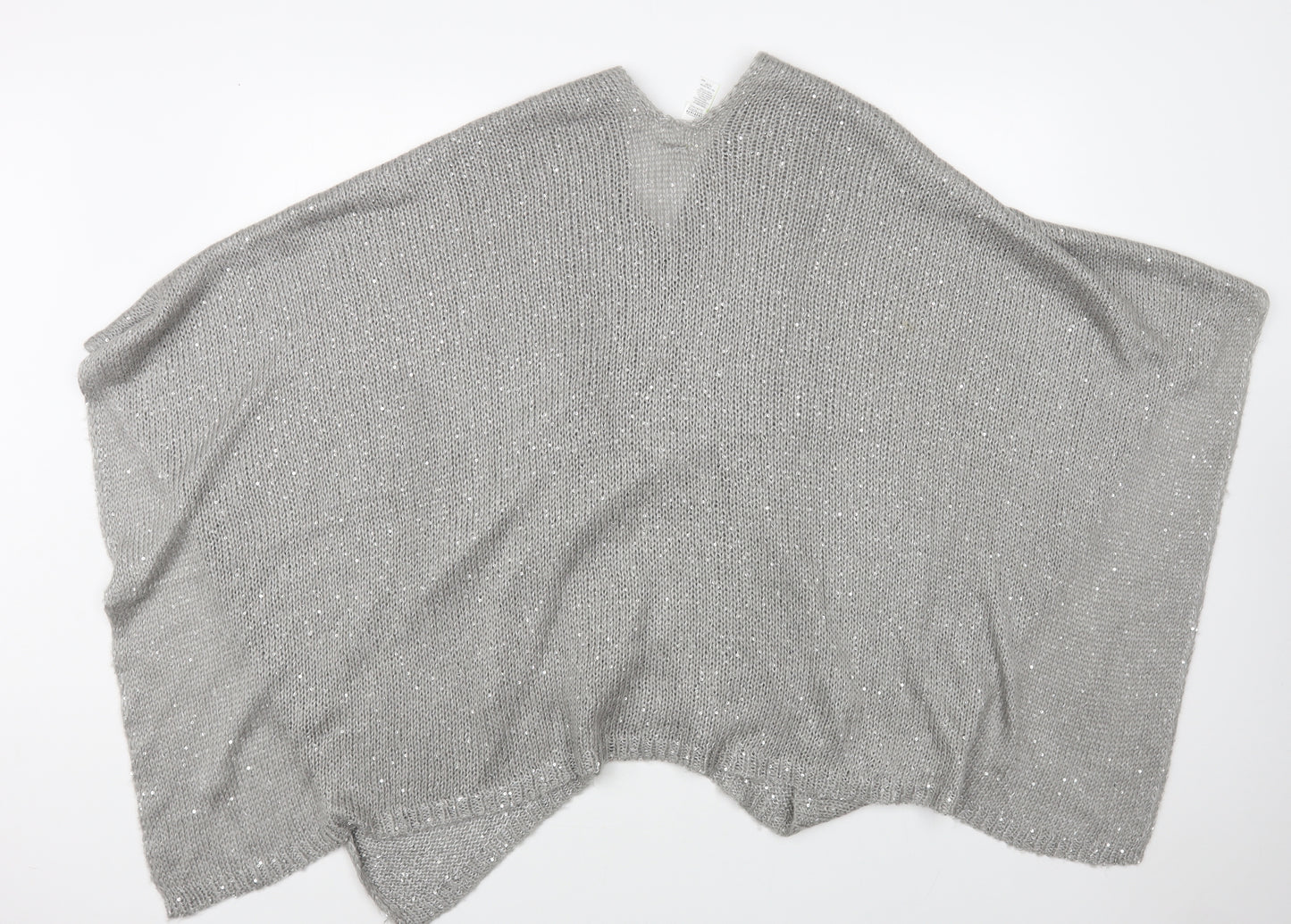 Marks and Spencer Womens Silver Overcoat Poncho One Size