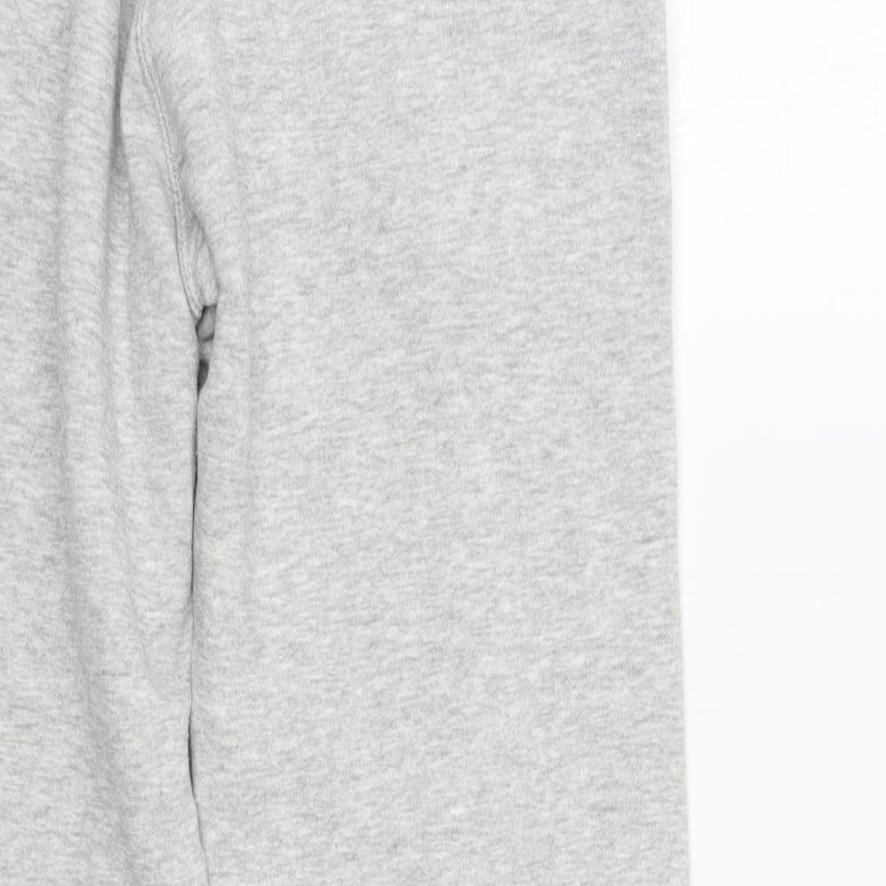 George Mens Grey Cotton Jogger Trousers Size S L29 in Regular Drawstring